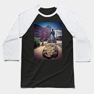 Harlem Street Monument Manhattan New York City Baseball T-Shirt